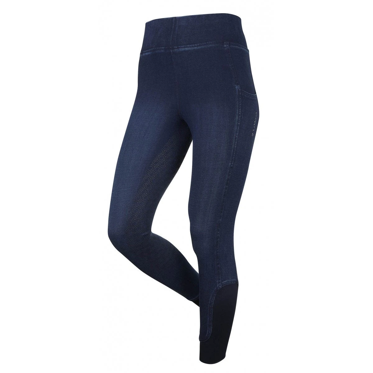 LeMieux Denim Pull On Breeches 4 LeMieux Denim Pull On Breeches - Image 2