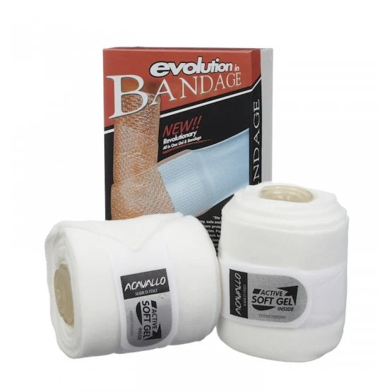 Acavallo Gel Fleece Leg Bandages 4 Acavallo Gel Fleece Leg Bandages - Image 2