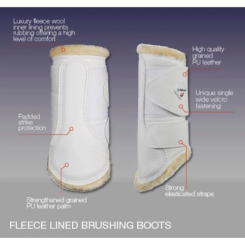 LeMieux Fleece Lined Brushing Boots 14 LeMieux Fleece Lined Brushing Boots - Image 12