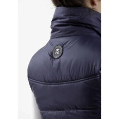 Premier Equine Carmen Riding Gilet 14 Premier Equine Carmen Riding Gilet -Equestrian Supplies Store SS19 Carmen Ladies Quilted Riding Gilet Navy Detail Back Branding RGB 72 big