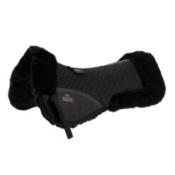 Premier Equine Merino Wool Half Pad -Equestrian Supplies Store SS19 Merino Wool Half Pad Black with Black Main Image RGB 72 big