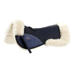 Premier Equine Merino Wool Half Pad -Equestrian Supplies Store SS19 Merino Wool Half Pad Navy with Natural Main Image RGB 72 big