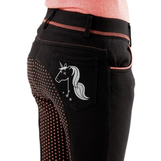 Premier Equine Sassa Kids Full Seat Gel Riding Breeches 6 Premier Equine Sassa Kids Full Seat Gel Riding Breeches - Image 4