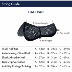 Premier Equine Tech Grip Pro Anti-Slip Correction Half Pad 27 Premier Equine Tech Grip Pro Anti-Slip Correction Half Pad -Equestrian Supplies Store Screenshot 20210416 164542