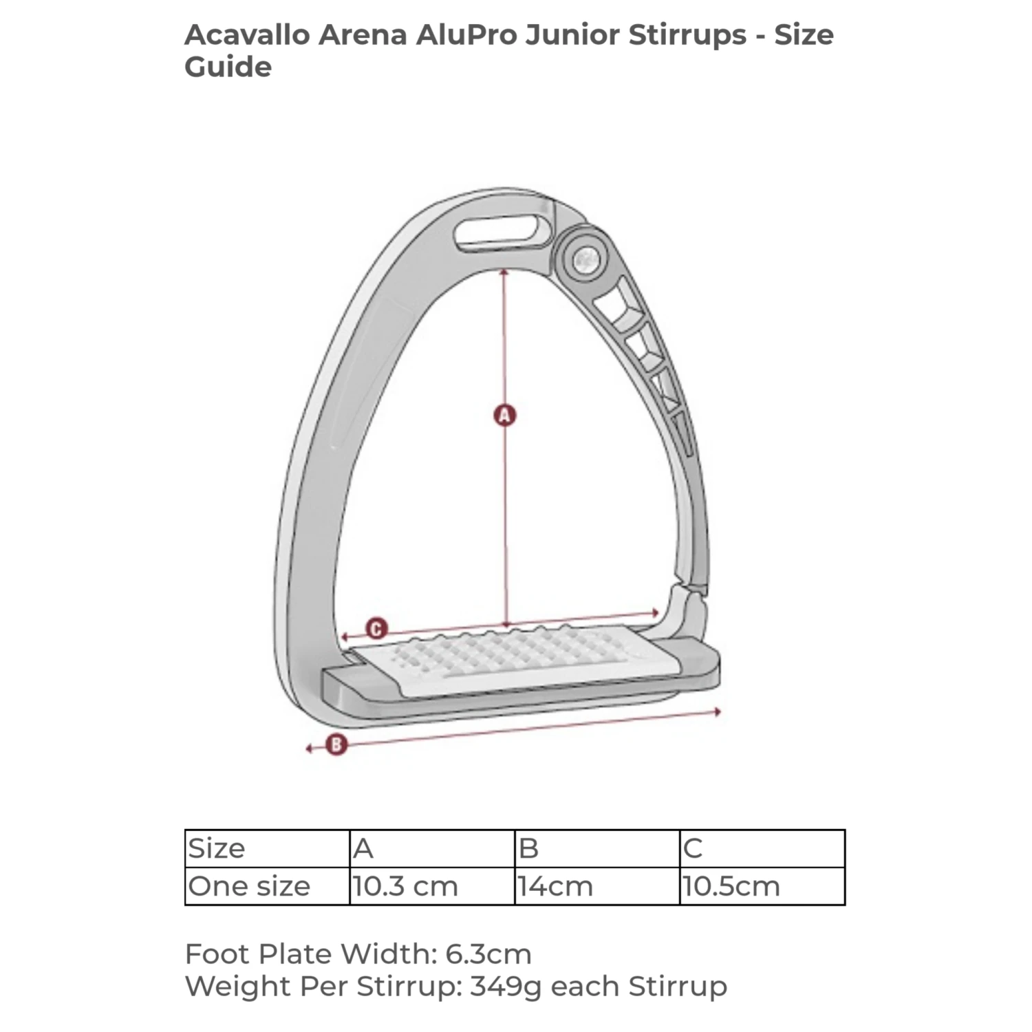 Acavallo Arena AluPro Junior Stirrup 9 Acavallo Arena AluPro Junior Stirrup - Image 7