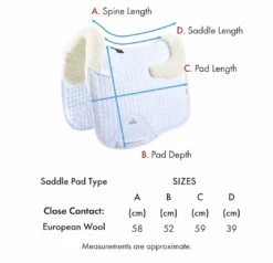 Premier Equine PONY Close Contact Merino Wool European Dressage Saddle Pad -Equestrian Supplies Store Screenshot 20230708 160446