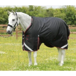 Premier Equine Titan 100 Turnout Rug With Detachable Neck Cover -Equestrian Supplies Store Titan 100 Black No Neck 900x775 big