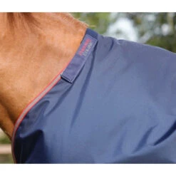 Premier Equine Titan 100 Turnout Rug With Detachable Neck Cover -Equestrian Supplies Store Titan 100g Navy Wither 900x775 big