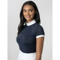 LeMieux Olivia Short Sleeve Show Shirt -Equestrian Supplies Store a2i1719 hr