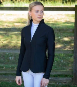 Premier Equine Finio Ladies Competition Jacket -Equestrian Supplies Store finio competition jacket black 1 768x b88a574b 3bb5 4d17 9d3a e7bbd99e5d82