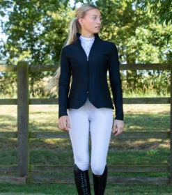 Premier Equine Finio Ladies Competition Jacket -Equestrian Supplies Store finio competition jacket black 2 768x 4738edc5 13a0 40f8 9c67 31bbab598dbd
