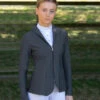 Premier Equine Finio Ladies Competition Jacket -Equestrian Supplies Store finio competition jacket grey 1 768x 680c4f13 9df3 4a6b 8803 c7292dd7b69b