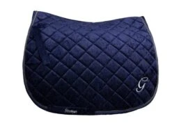 Grainge Velvet AP/Jump Saddlepad -Equestrian Supplies Store grainge saddle pads english navy grainge saddle pad velvet jump grvelvetj 29329864196180