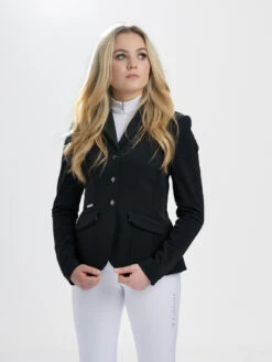 LeMieux Dynamique Show Jacket -Equestrian Supplies Store it02498 studio showjacket black 1