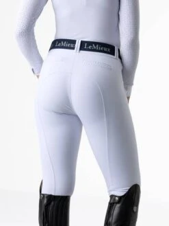 LeMieux Amara II Knee Grip Breeches -Equestrian Supplies Store it03068 detail amarabreeches kneegrip white 1 1