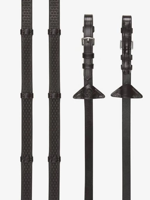 LeMieux Soft Rubber Reins With Stoppers 5 LeMieux Soft Rubber Reins With Stoppers - Image 3
