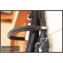 Kentaur 'Classic' Bridle With Rubber Reins -Equestrian Supplies Store kentaur classic bridle with rubber reins bridle 3
