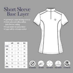 LeMieux Activewear Short Sleeve Base Layer -Equestrian Supplies Store lemieux activewear short sleeve base layer base layer 10