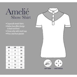 LeMieux Amelie Show Shirt -Equestrian Supplies Store lemieux amelie show shirt show shirt 8