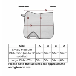 LeMieux Cotton Dressage Square -Equestrian Supplies Store lemieux cotton dressage square saddleblanket 8