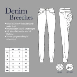 LeMieux Denim Breeches -Equestrian Supplies Store lemieux denim breeches breeches 4