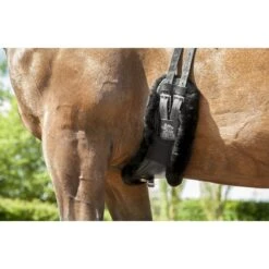 LeMieux Lambswool Anatomic Girth Cover -Equestrian Supplies Store lemieux lambswool anatomic girth cover girth cover 5