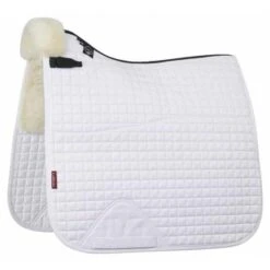 LeMieux Merino+ Half Lined Dressage Square -Equestrian Supplies Store lemieux merino half lined dressage squares saddleblanket 3