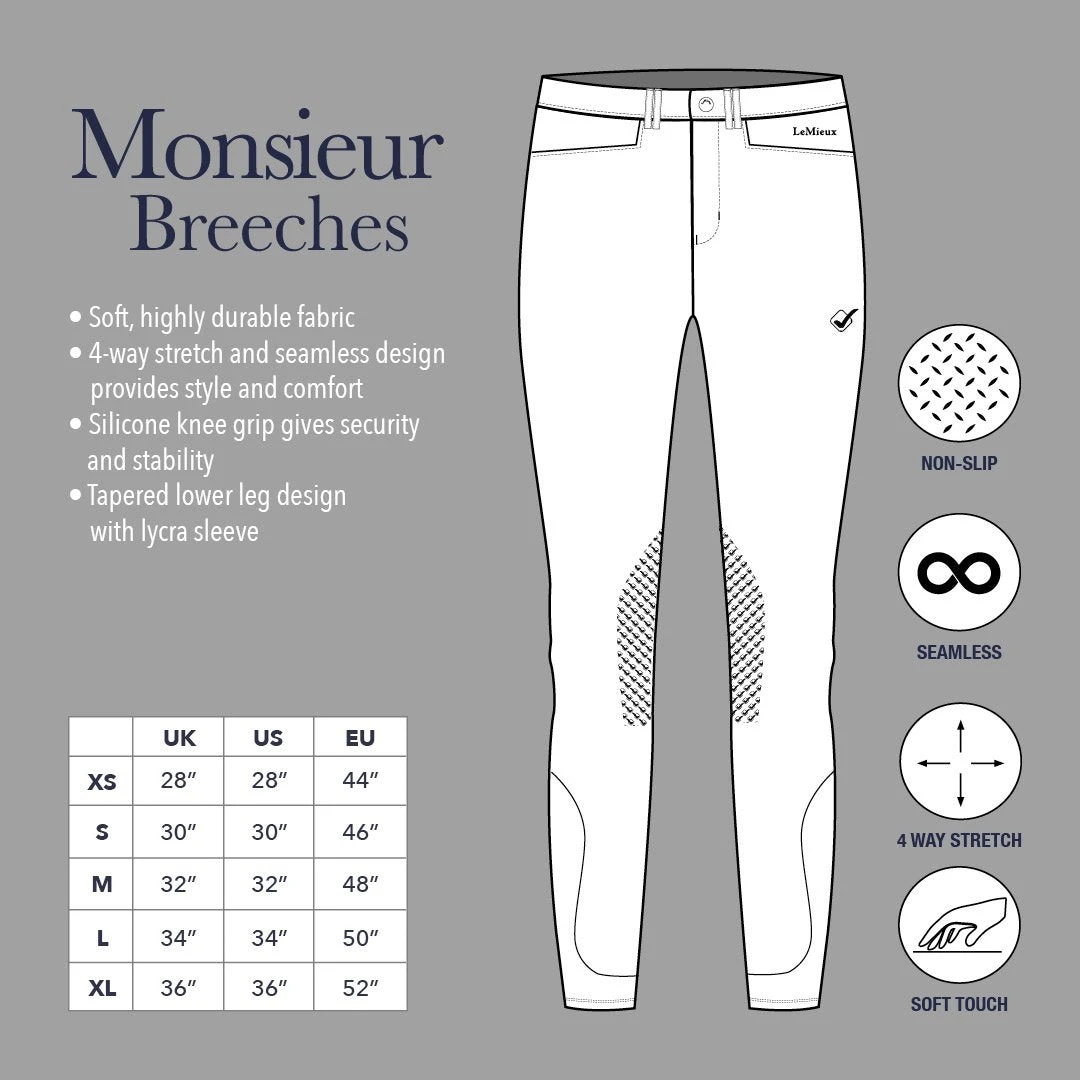 LeMieux Monsieur Mens Breeches 9 LeMieux Monsieur Mens Breeches - Image 7