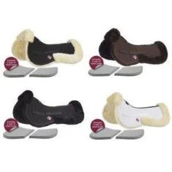 LeMieux Pro-Sorb Lambskin 4 Pocket Half Pad *Discontinued* -Equestrian Supplies Store lemieux pro sorb lambskin half pad half pad 4