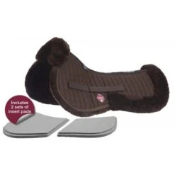 LeMieux Pro-Sorb Lambskin 4 Pocket Half Pad *Discontinued* -Equestrian Supplies Store lemieux pro sorb lambskin half pad half pad 5