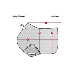 LeMieux ProSorb Plain Close Contact Square  -Equestrian Supplies Store lemieux prosorb plain close contact square saddlepad 6