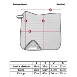 LeMieux ProSorb Plain Dressage Square -Equestrian Supplies Store lemieux prosorb plain dressage square saddlepad 6