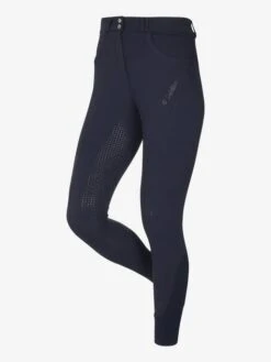 LeMieux Amara II Full Seat Breeches -Equestrian Supplies Store lm amarabreeches fs navy1 hr