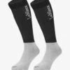 LeMieux Competition Socks -Equestrian Supplies Store lm competitionsocks black
