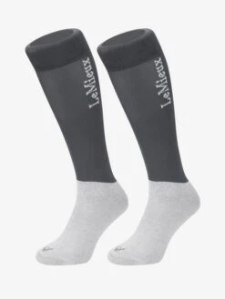 LeMieux Competition Socks -Equestrian Supplies Store lm competitionsocks grey