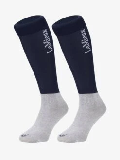LeMieux Competition Socks -Equestrian Supplies Store lm competitionsocks navy
