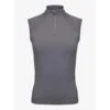 LeMieux Twilight Collection Laser Cut Sleeveless Base Layer -Equestrian Supplies Store lm lasercutsleeveless grey1 hr