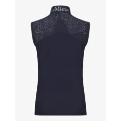 LeMieux Twilight Collection Laser Cut Sleeveless Base Layer -Equestrian Supplies Store lm lasercutsleeveless navy4 hr