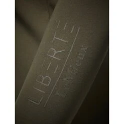 LeMieux Liberte Roll Neck -Equestrian Supplies Store lm liberterollneck oakgreen5 hr