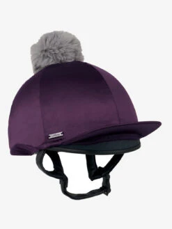LeMieux Loire Hat Silk -Equestrian Supplies Store lm luxuryhatsilk fig hr 7