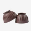 LeMieux Rubber Pull On Bell Boots 1 LeMieux Rubber Pull On Bell Boots -Equestrian Supplies Store lm overreachboot brown hr 1 copy