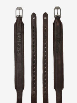 LeMieux Vector Pro Stirrup Leathers -Equestrian Supplies Store lm stirrupleathers brown hr copy