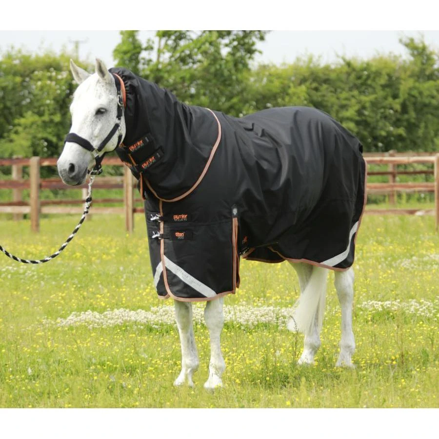 Premier Equine Titan 300g Turnout Rug With Detachable Neck Cover 3 Premier Equine Titan 300g Turnout Rug With Detachable Neck Cover