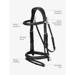 LeMieux Kudos Work Bridle -Equestrian Supplies Store website bride features work